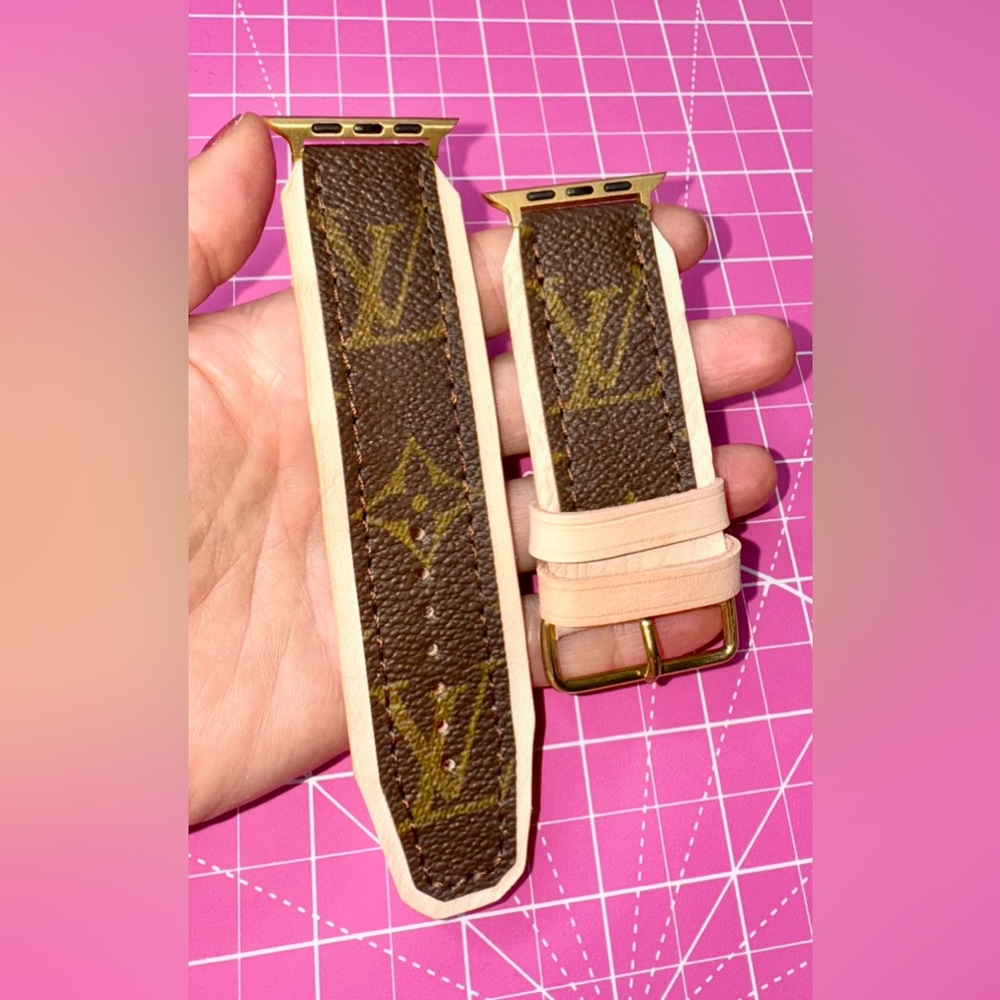 ♻️ LV Monogram Smart Watch Band handmade